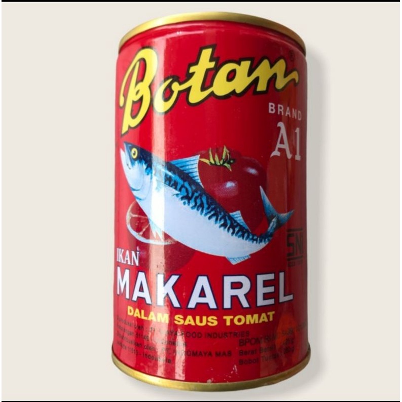 

Botan Brand A1 Ikan Makarel 425 Gram