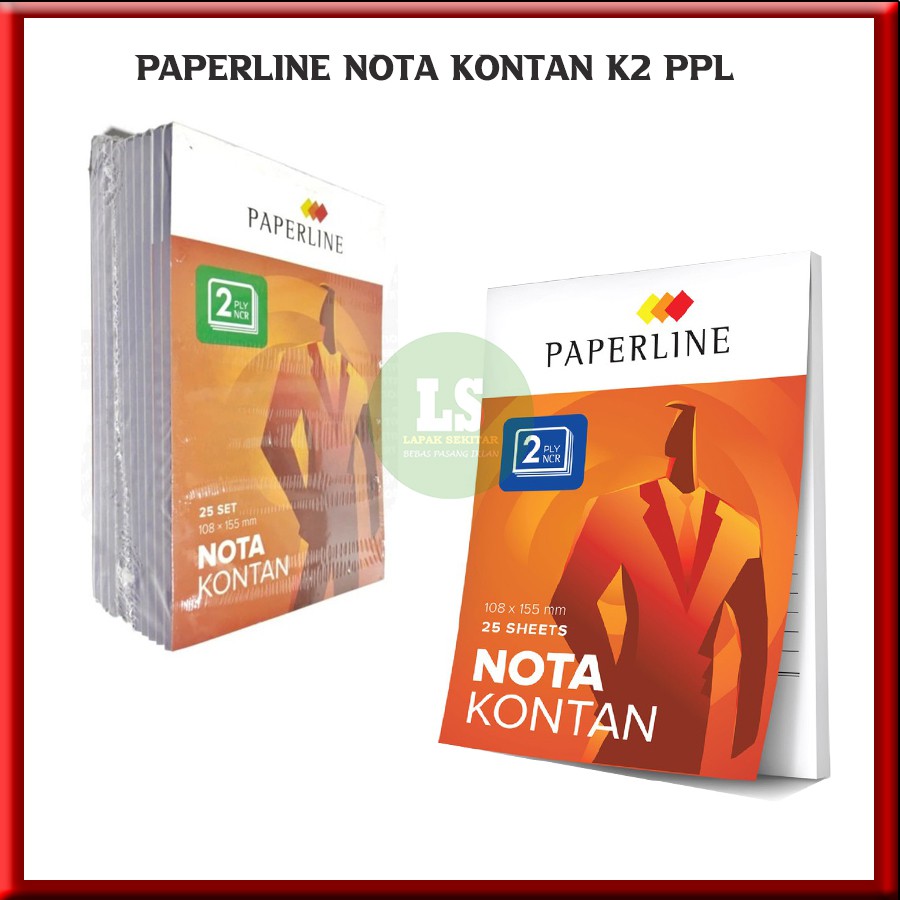 

Buku Nota Kontan 2 ply kecil paperline K2 PPL Pcs