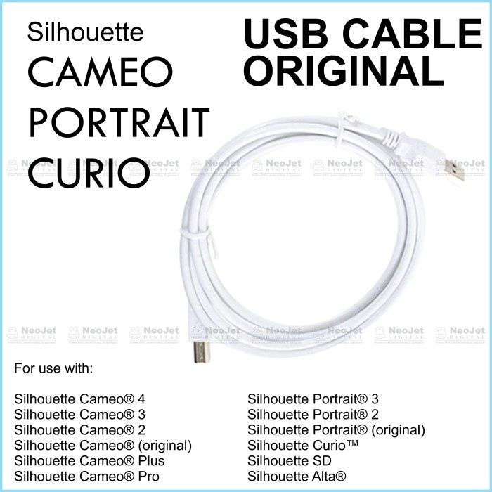 

Menakjubkan Kabel Usb Silhouette Cameo Portrait Original Ori Cable Asli Hot Sale