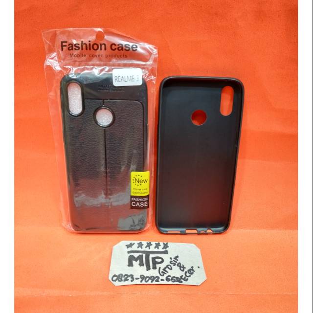 AutoFocus Realme 3 / Leather Case Realme 3 / Casing Realme 3