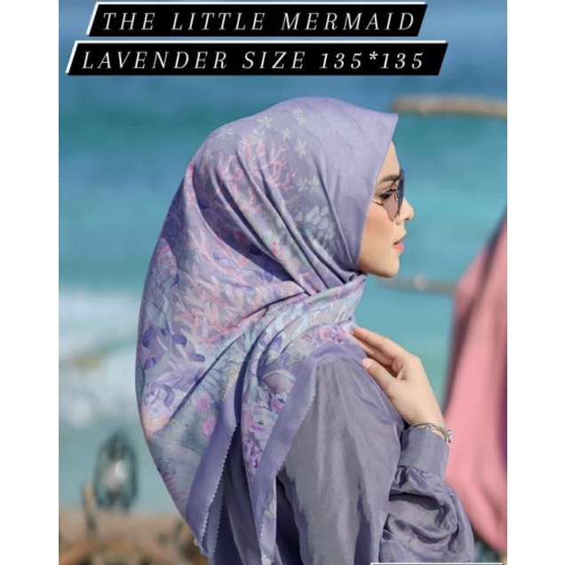 The Little Mermaid Lavender Buttonscarves Disney