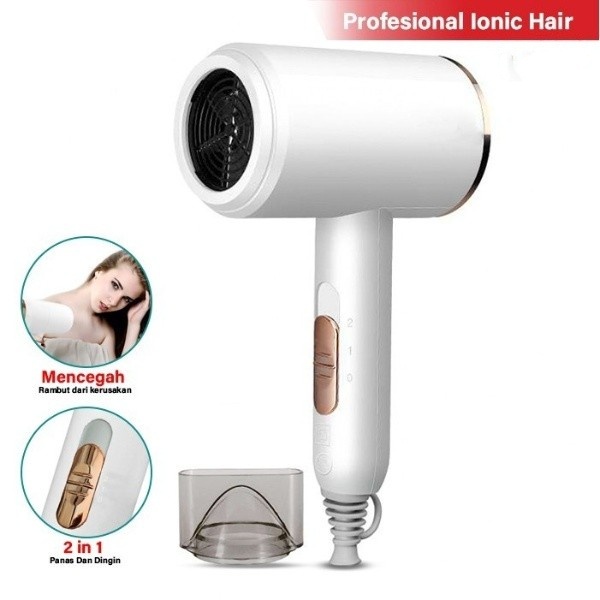 Barnik88 Hair dryer 600W Pengering Rambut Daya tinggi Modern Profesional Beauty Salon Portable Multifungsi