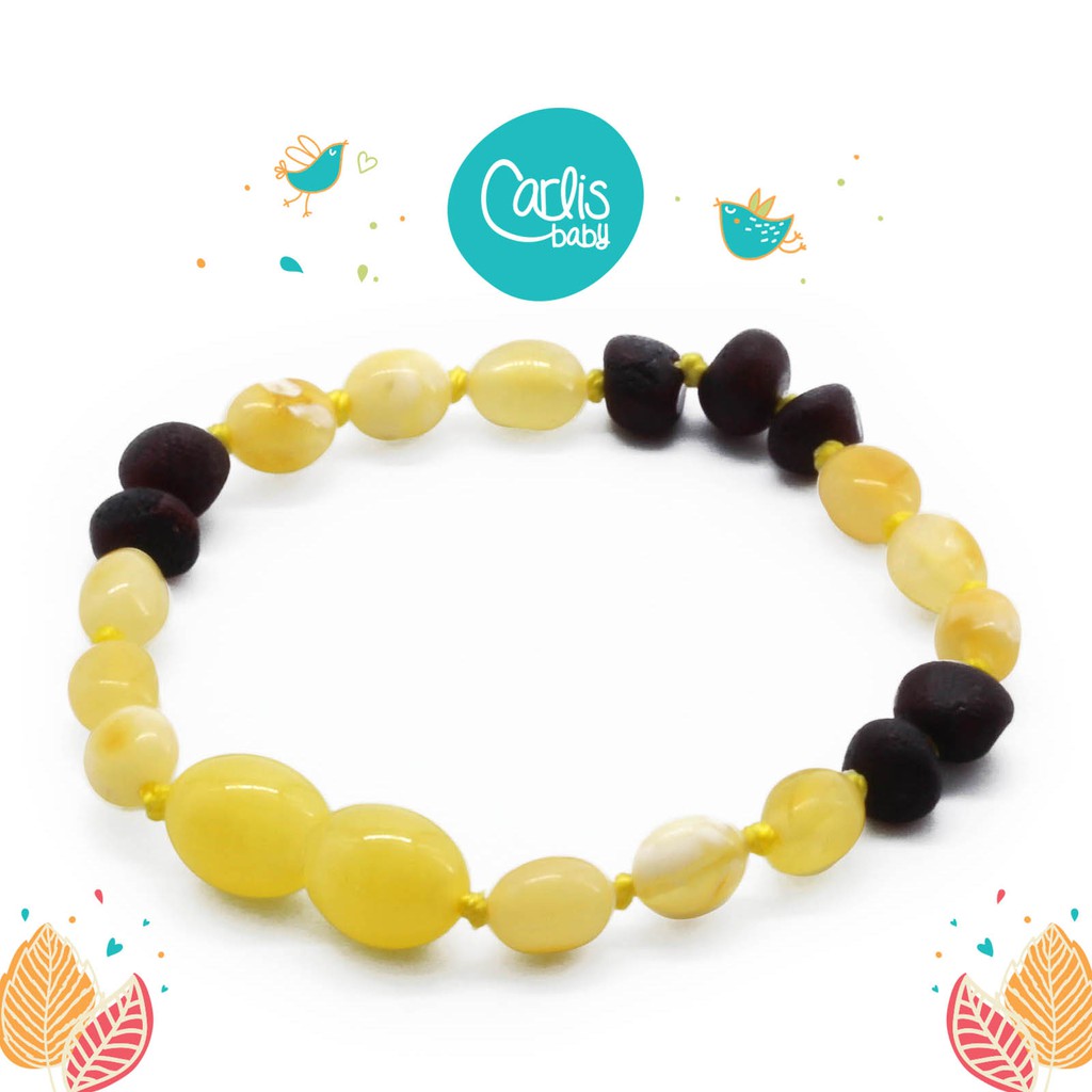 CE130 Gelang Amber Tumbuh Gigi Bayi By Carlis Baby