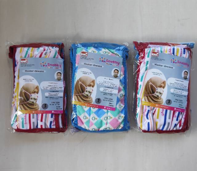 Snobby Masker Kain Tali Motif 2 Lapis TPM3201