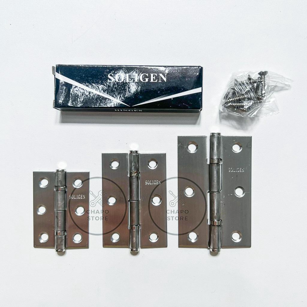 Engsel stainless soligen pintu jendela lemari soligen 2 2,5 3 inch