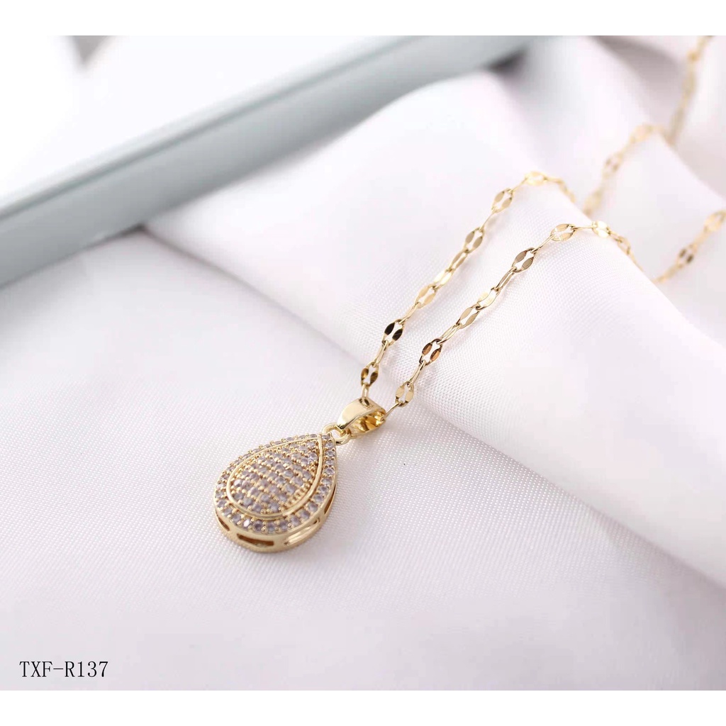 Kalung Titanium Mata Full Perhiasan Fashion 137.110