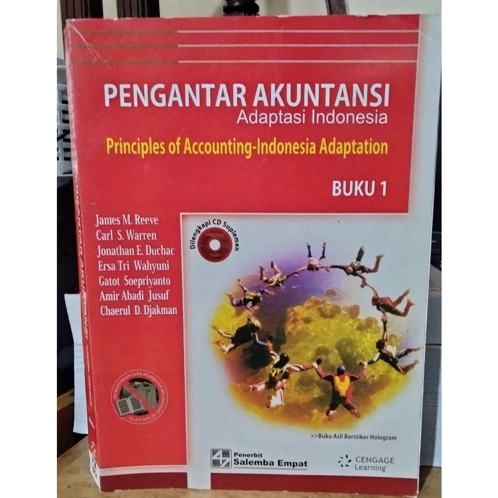 Jual Pengantar Akuntansi Adaptasi Indonesia Buku 1 By James M. Reeve ...