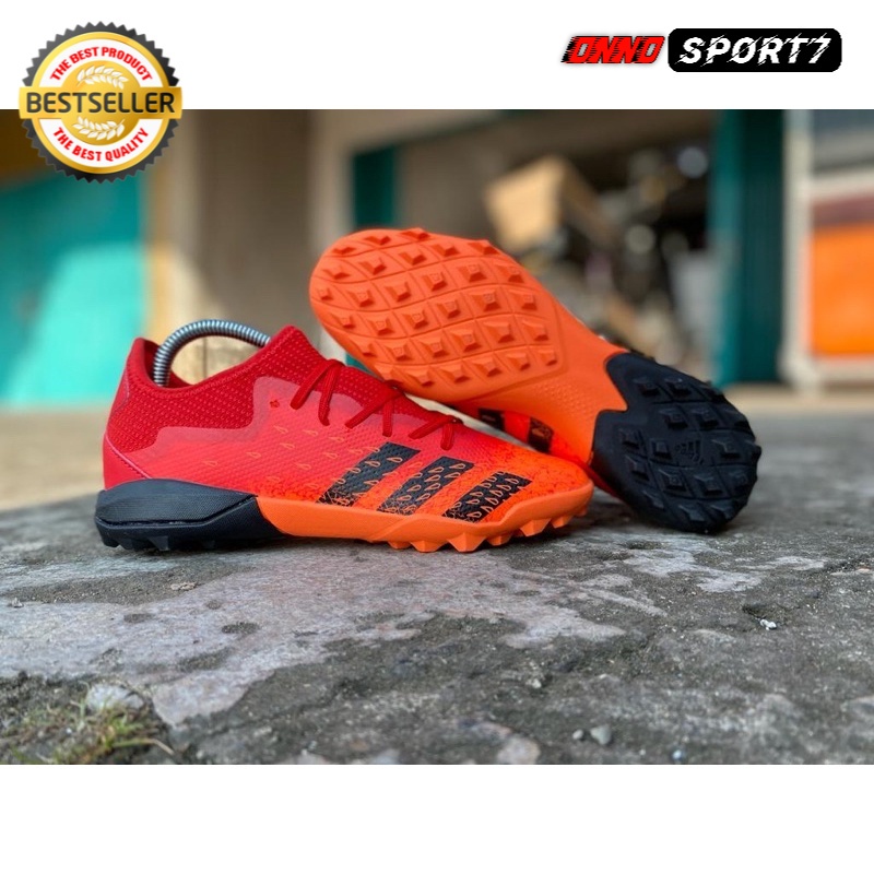 Separu Futsal Adidas Predator Freak .3 Low Red Black TURF
