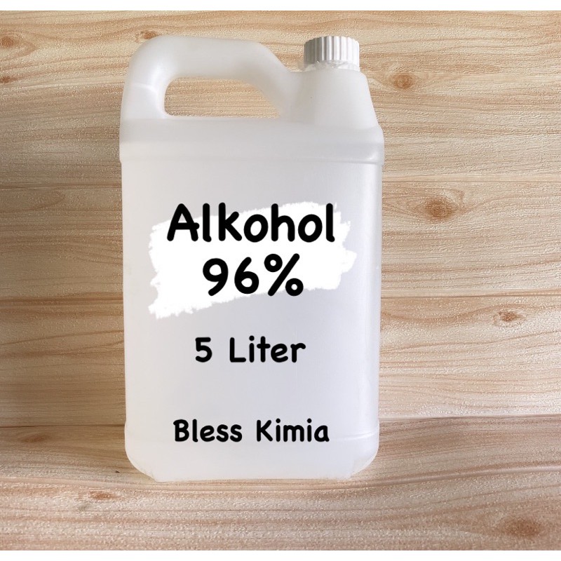 ALKOHOL 96% 5 LITER-ALKOHOL ANTISEPTIK-ALKOHOL DISINFEKTAN