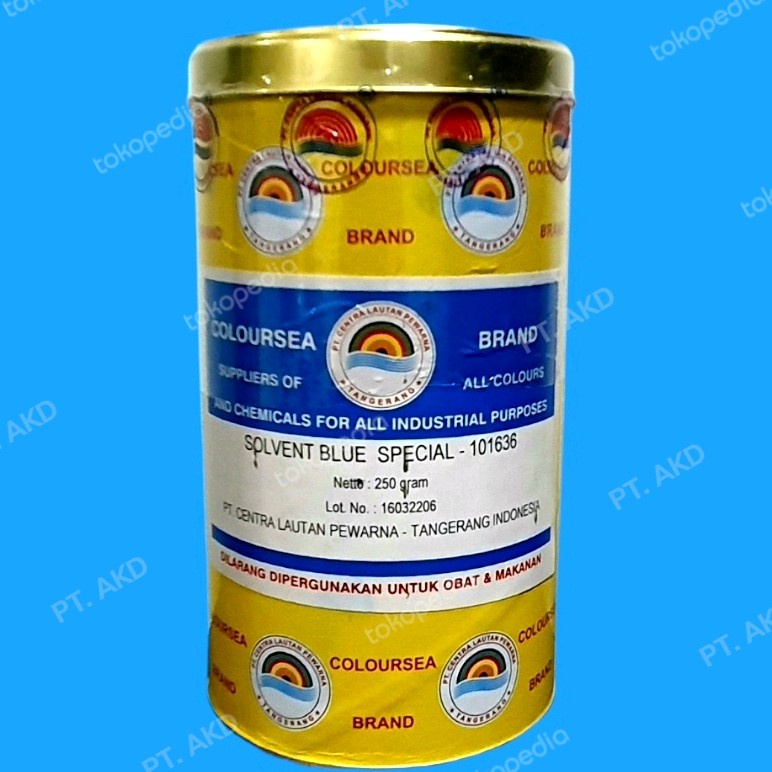 

Solvent Blue Special - 101636 (250 Gram)/Pewarna untuk Minyak (oil base)
