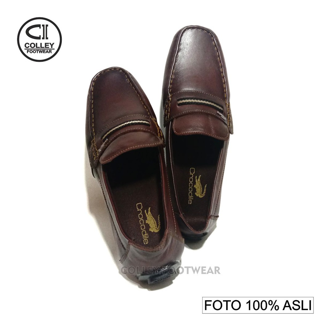 COD - SEPATU KULIT ASLI 100% / MOCASSIN PRIA / LOAFERS / CASUAL LEATHER SHOES CLY-ODL-021