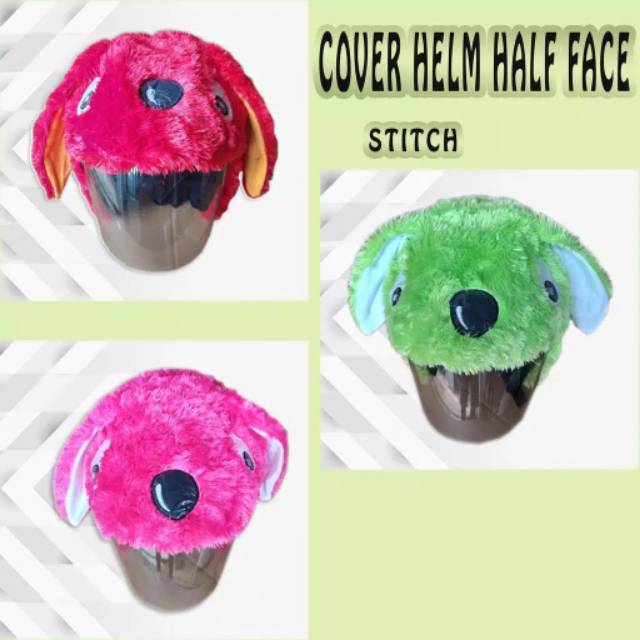 COVER HELM HALF FACE KARAKTER STICTH