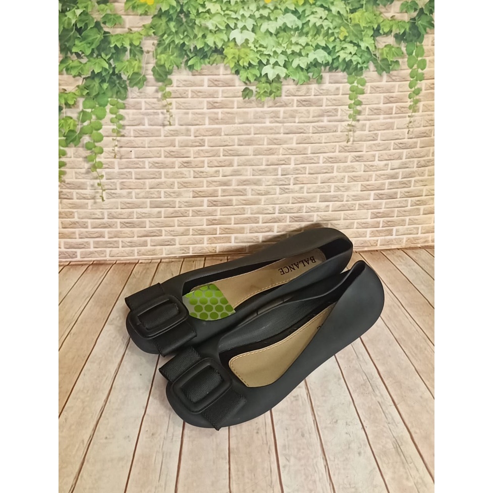 Balance 838-1/septu jelly wanita sepatu karet perempuan terbaru ori produk impor-HITAM blc