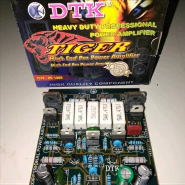 Kit Professional Power Amplifier 1400W Mono Tiger DTK PD 1400