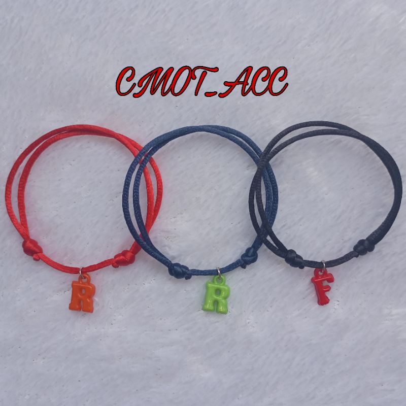 GELANG INISIAL HURUF GANTUNG