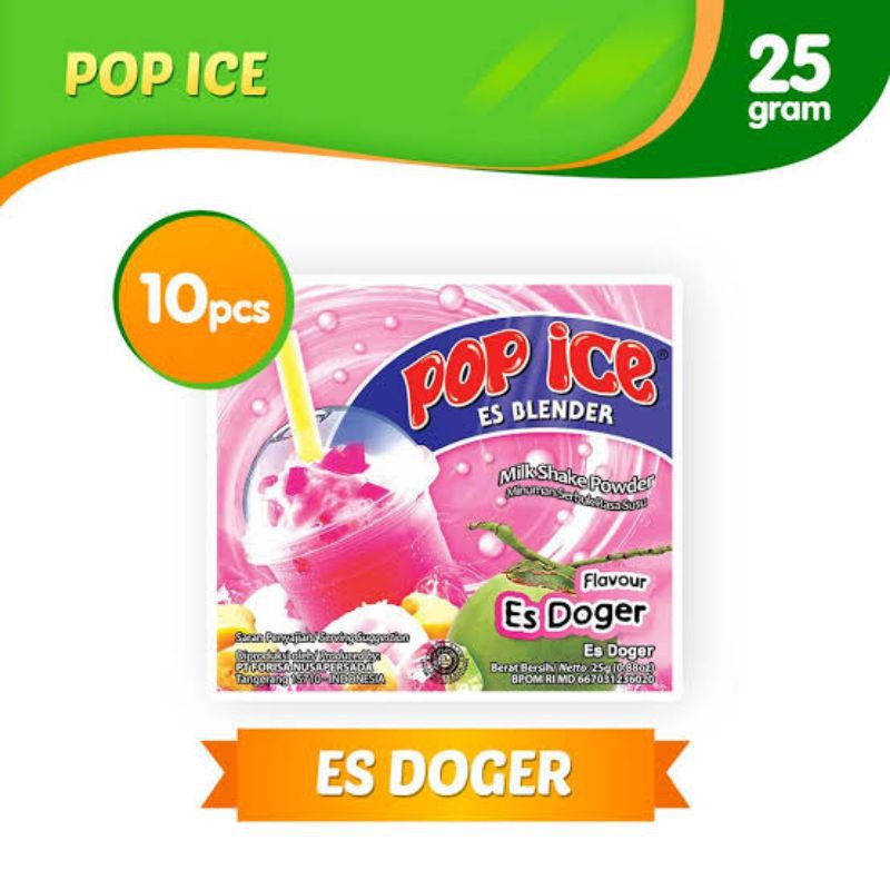 

POP ICE DOGER PER 10 SACHET