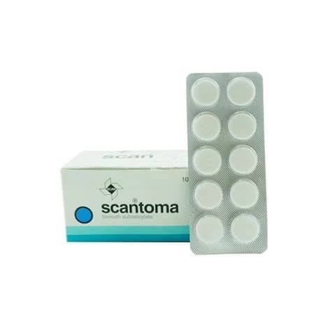 SCANTOMA - BISMUTH SUBSALICYLATE 375 MG - STRIP 10 TABLET