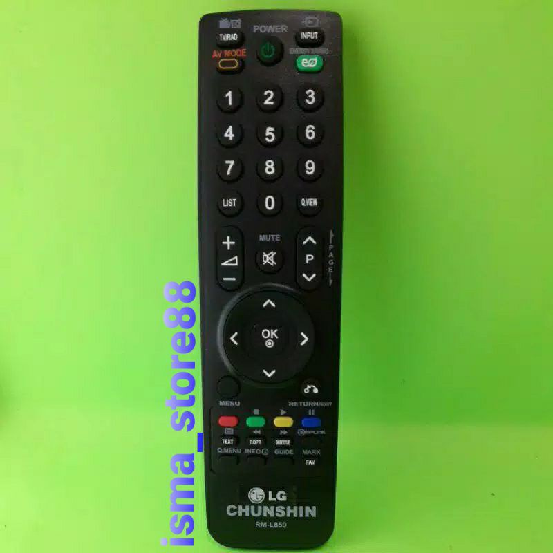 REMOT TV LG LCD LED MULTI CHUNSHIN TANPA PROGRAM