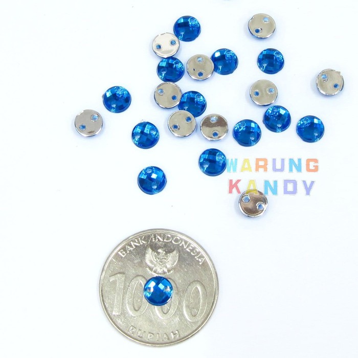 Diamon Akrilik Bulat 6mm ECER 100pc