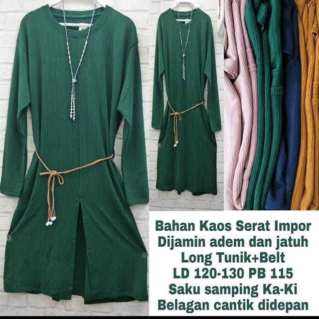 Blouse kantor, long tunik.