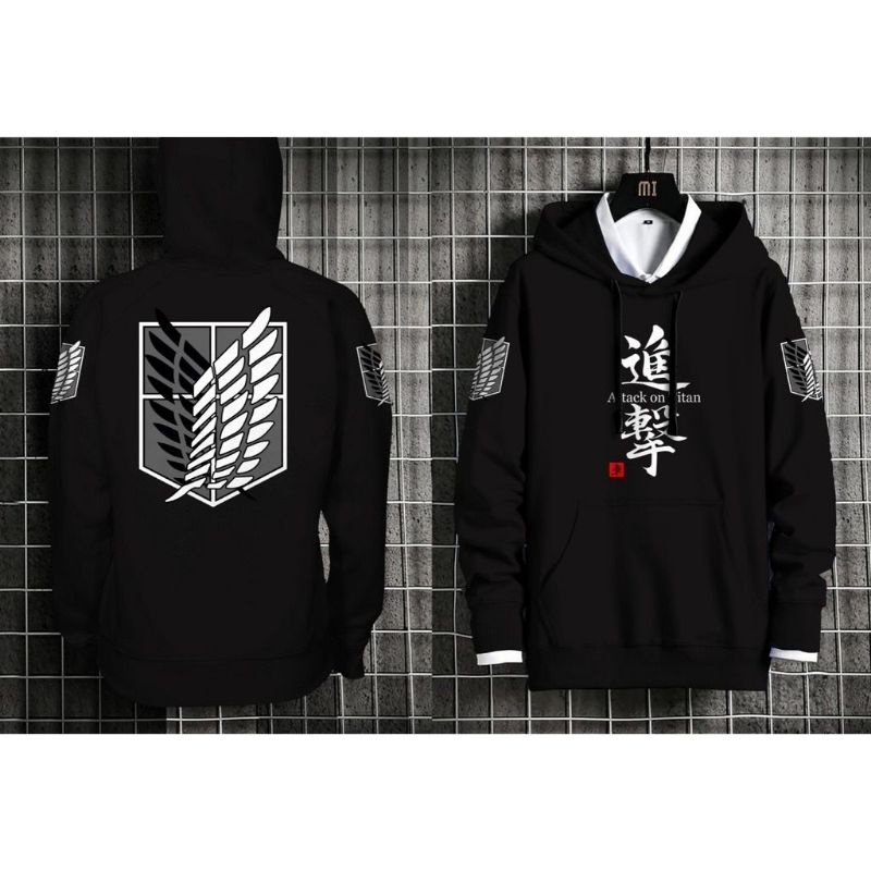 HOODIE PRIA DISTRO SWEATER PREMIUM KEKINIAN ATTACK ON TITAN FASHION