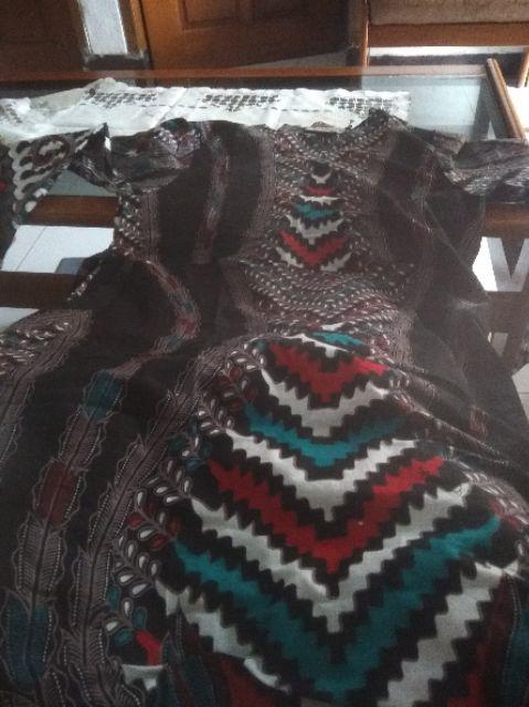 Gamis Batik Exclusive Motif Sogan Katun Prima Halus