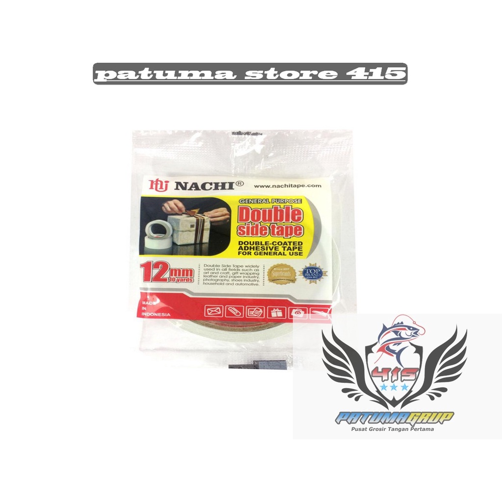 

Solasi Double Side Tape Selotip Nachi 12 mm