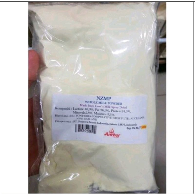 

500gr Anchor NZMP tepung susu bubuk full cream whole milk powder