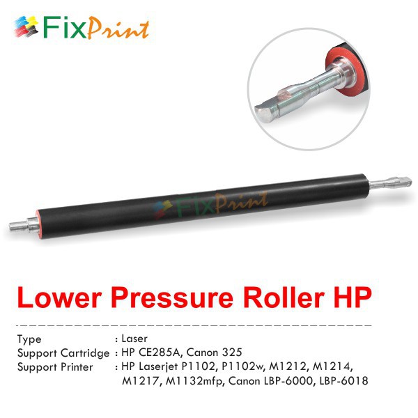 Pressroll Printer HP P1102 P1102w M1212 M1214 M1132mfp Lower Pressure Roller Canon LBP6030 LBP6000