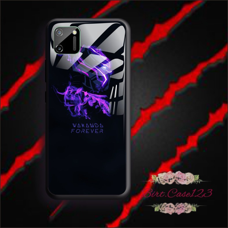 BC Case Gambar BLACK PHANTER back case glass samsung j2prime j3 j5 a01 a51 a71 a10s a20s a30s a50s