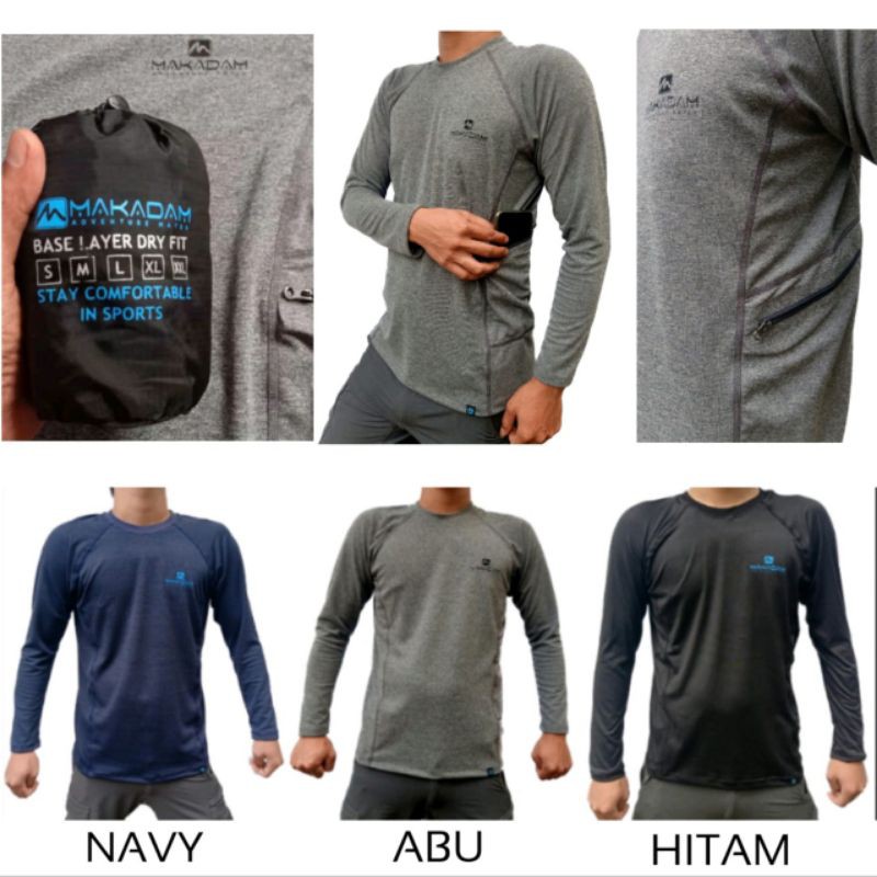 Baselayer original dryfit  Kaos trekking trail run