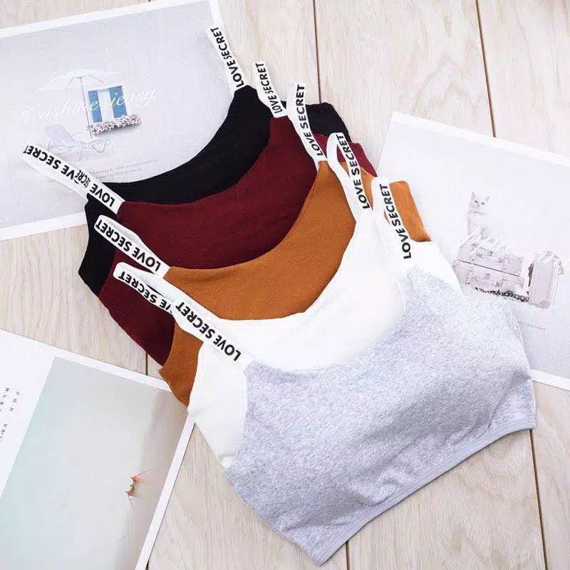 Bra Sport BH wanita Sexy Love secret Terlariiiiiis