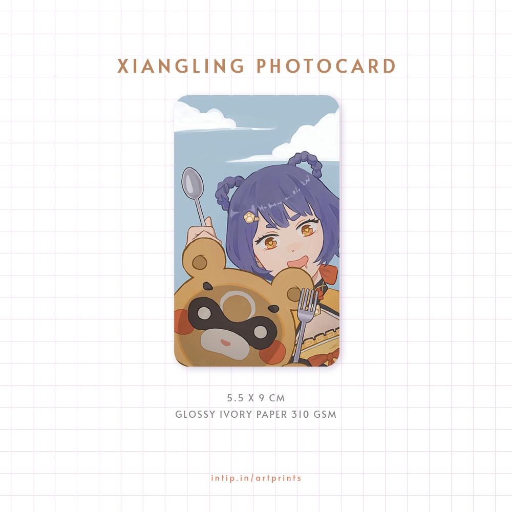 XIANGLING & GUOBA PHOTOCARD - GENSHIN IMPACT