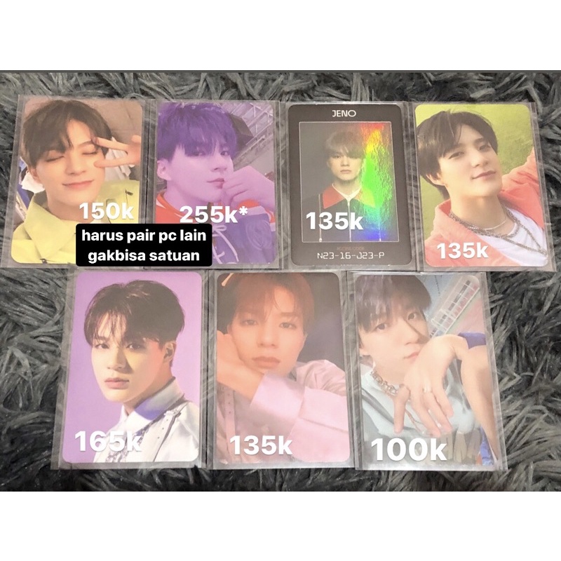 photocard JENO NCT DREAM jenriv jeno arrival merem ppsg21 hello future ac