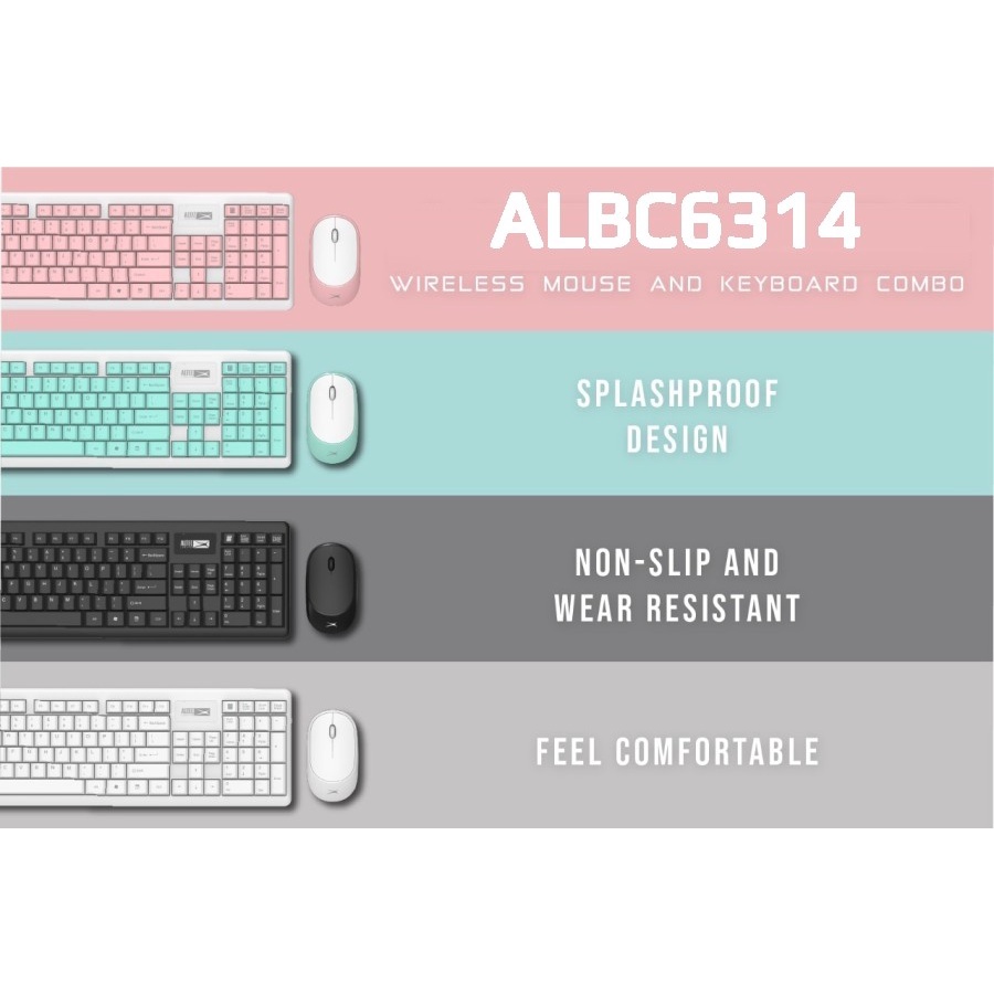 Keyboard Mouse Wireless Altec Lansing ALBC-6314 Silent |Altec ALBC6314