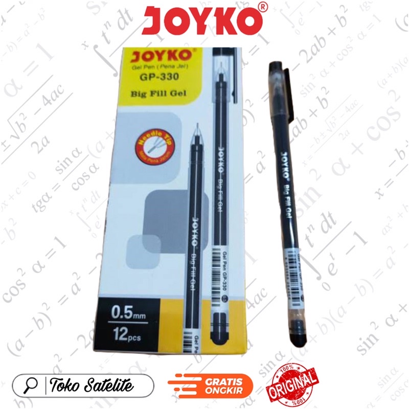 

Pulpen gel Joyko GP-330 Big Fill Gel 0.5 mm