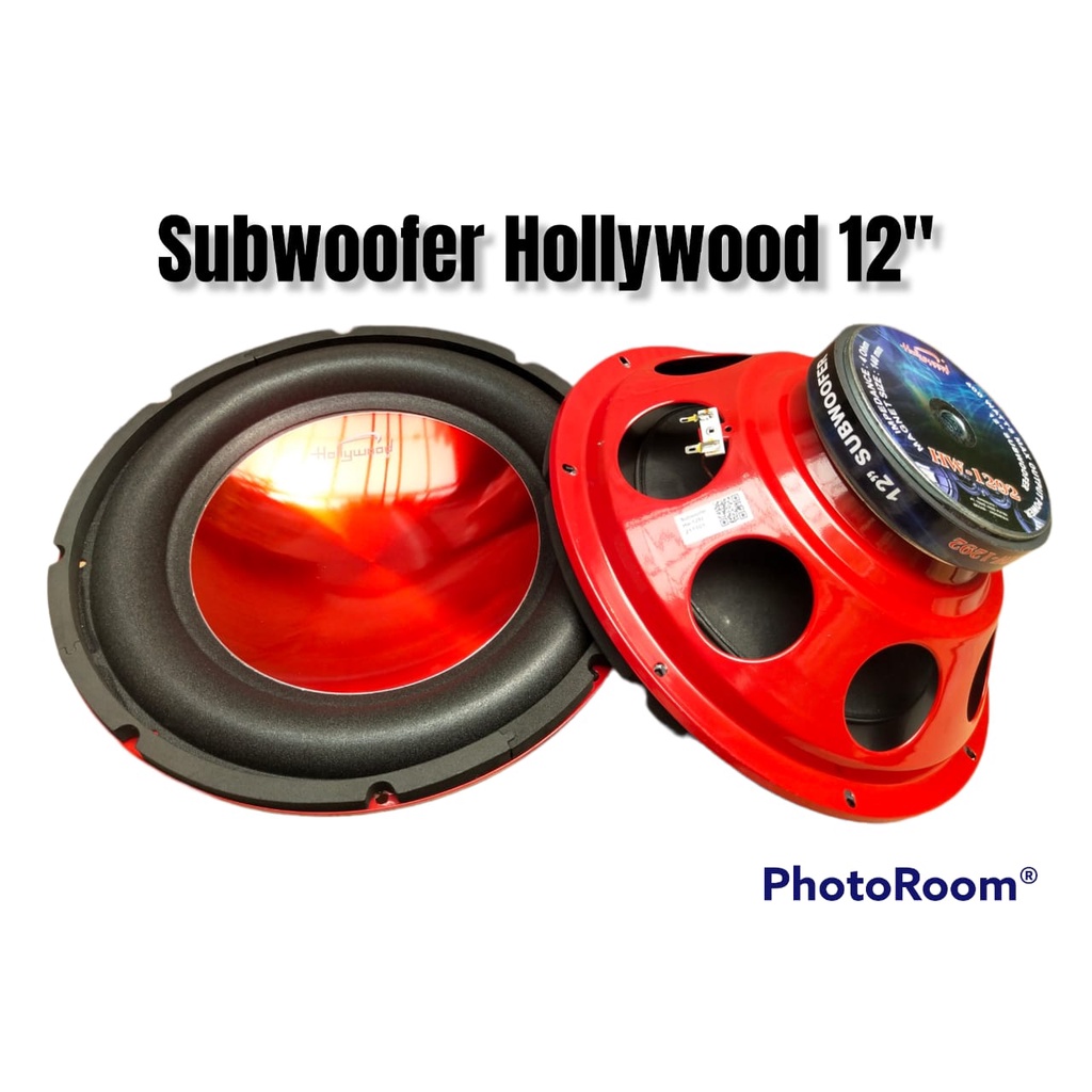 Subwoofer Hollywood 12inch HW/1292 Double Coil HW Speaker Mobil BassBox Aktif Hollywood Audio