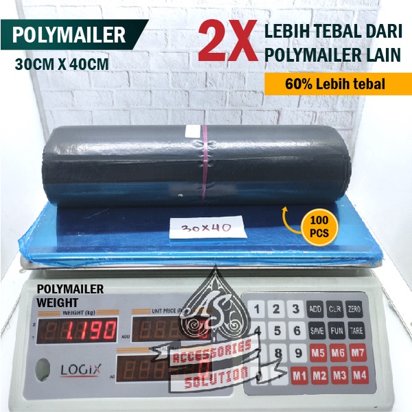 KANTONG PLASTIK POLYMAILER - UKURAN 20X30 PLASTIK PACKING ONLINE SHOP MURAH SUPER TEBAL 1 ROLL ISI 100PCS