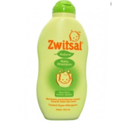 Zwitsal Shampoo Natural Baby shampoo 100ml dengan Alovera kemiri seledri &amp; Classic Baby shampoo 100ml