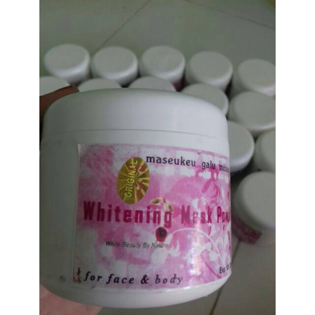 Whitening mask powder from korea dijamin ori
