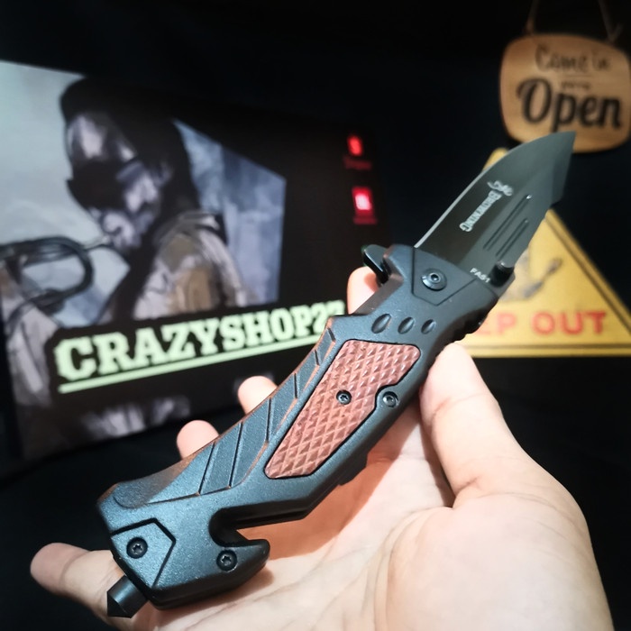 Pisau Lipat Survival Browning Fa51 / Survival Kit / Pisau Lipat