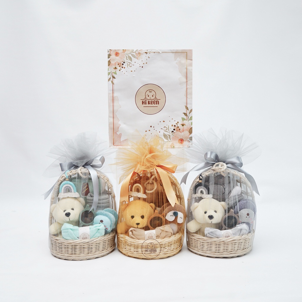 [Hikeen] baby hampers kado lahiran premium baby boy baby girl towel series baby gift set mewah handuk dan alat mandi