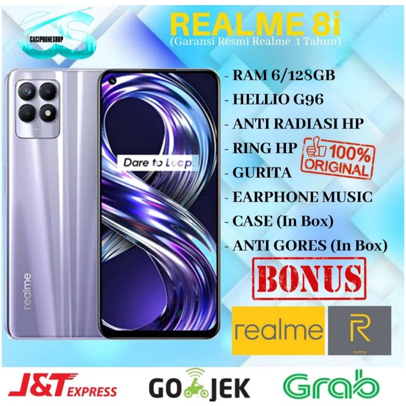 Jual Realme 8i Ram 6GB Rom 128GB 6/128 & 4/64 Garansi Resmi Realme 1 ...