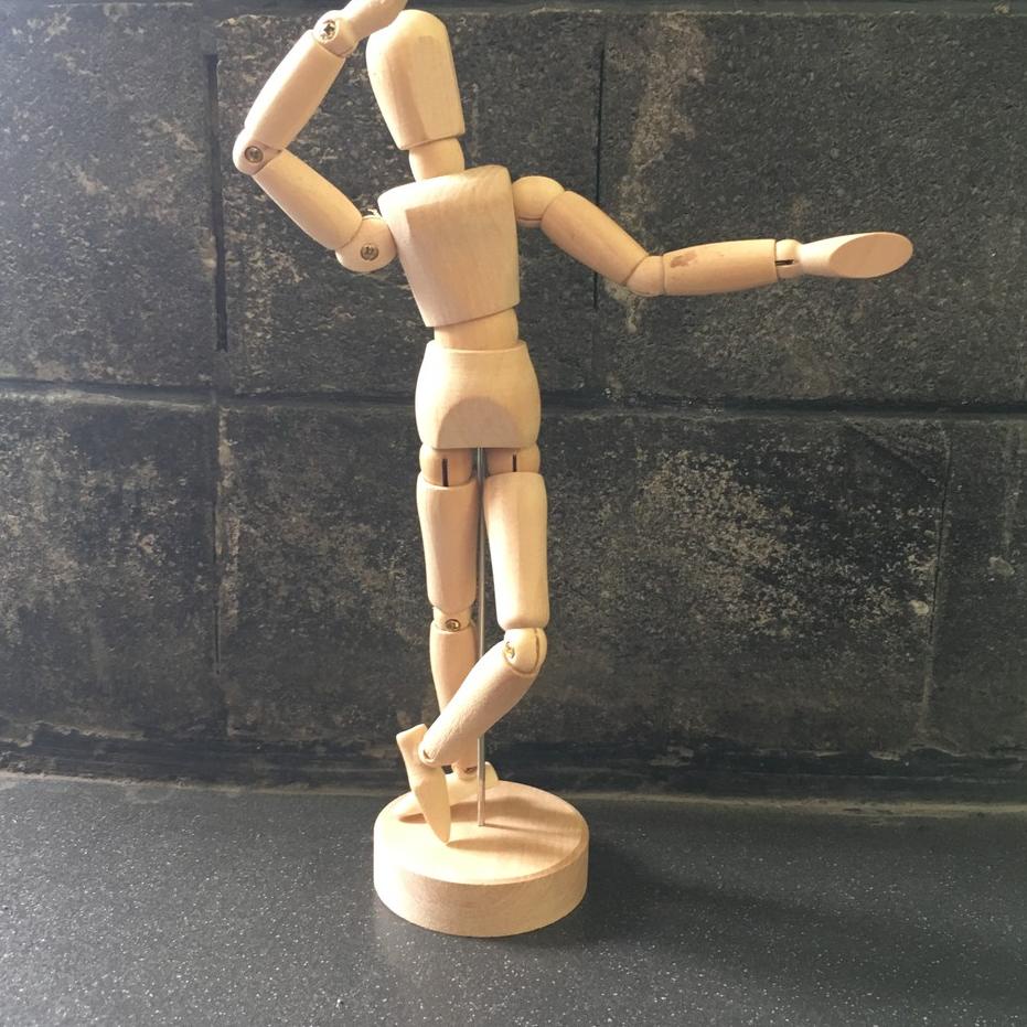 

[Viral] FK#022.☛ Manekin Kayu V-TEC 20 cm / Wooden Mannequin 14 cm / Manikin 20cm atau 14cm VTEC.EW.