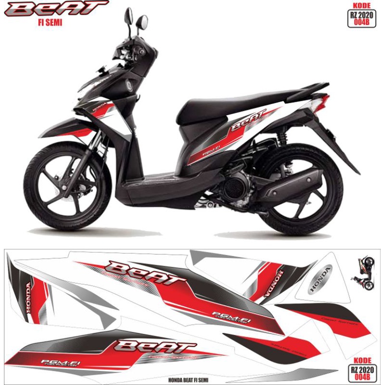 Striping Beat FI . Desain Stiker . Motor Beat . Sunmori