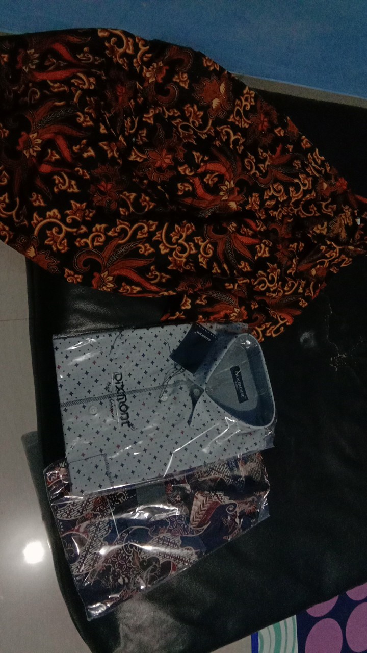 Kemeja Batik Big Size 4l-5l Hem Pria Jumbo Atasan Baju Batik Pria Ukuran Besar Dhl