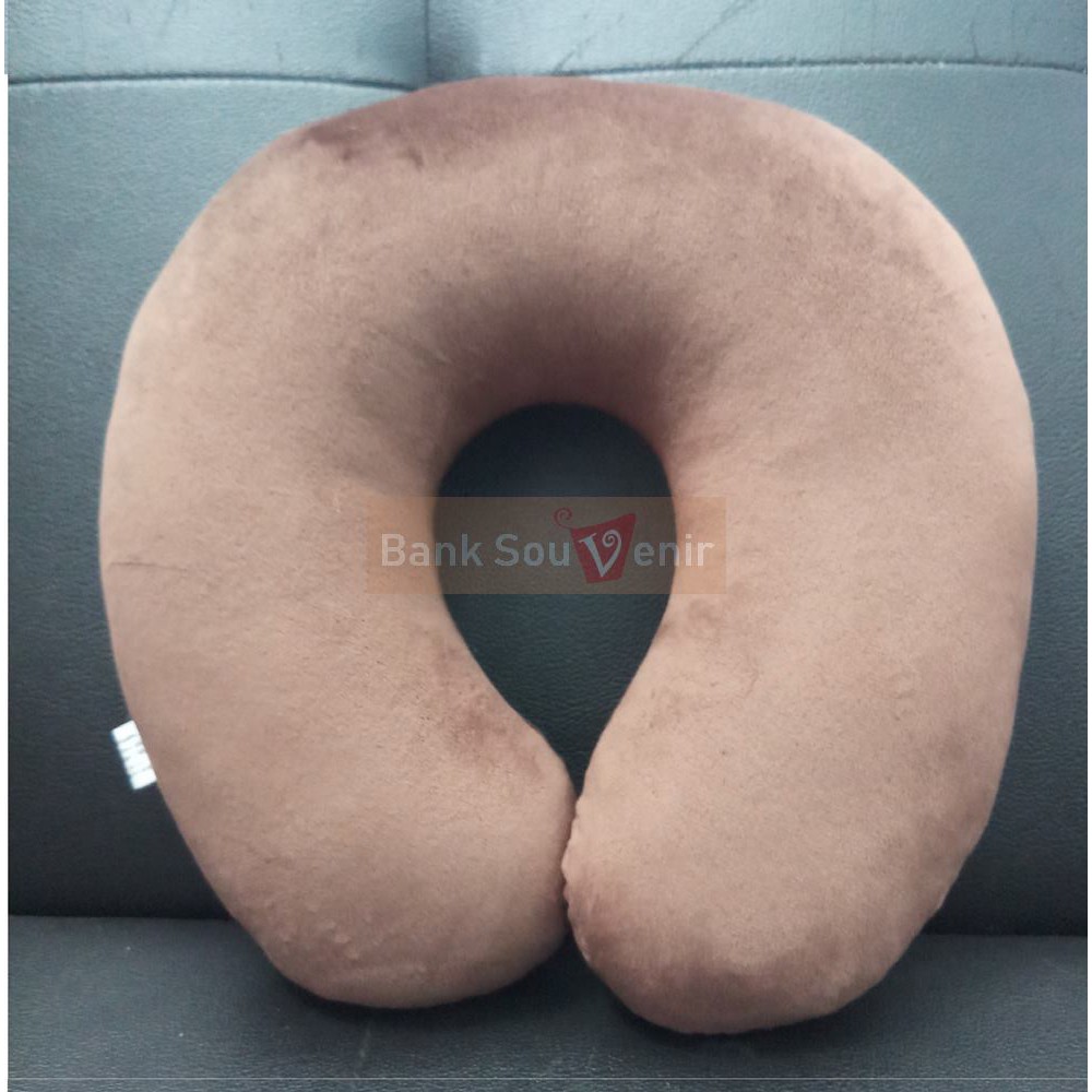 Bantal leher Polosan Import Yelvo warna Coklat tua