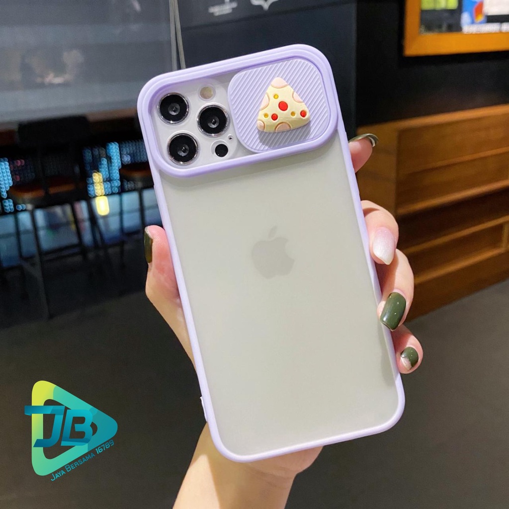 SOFTCASE SLIDE PELINDUNG KAMERA CHEESE 3D IPHONE 6 6+ 7 7+ 8 8+ SE 2020 X XR XS MAX 11 12 13 MINI PRO MAX JB5093