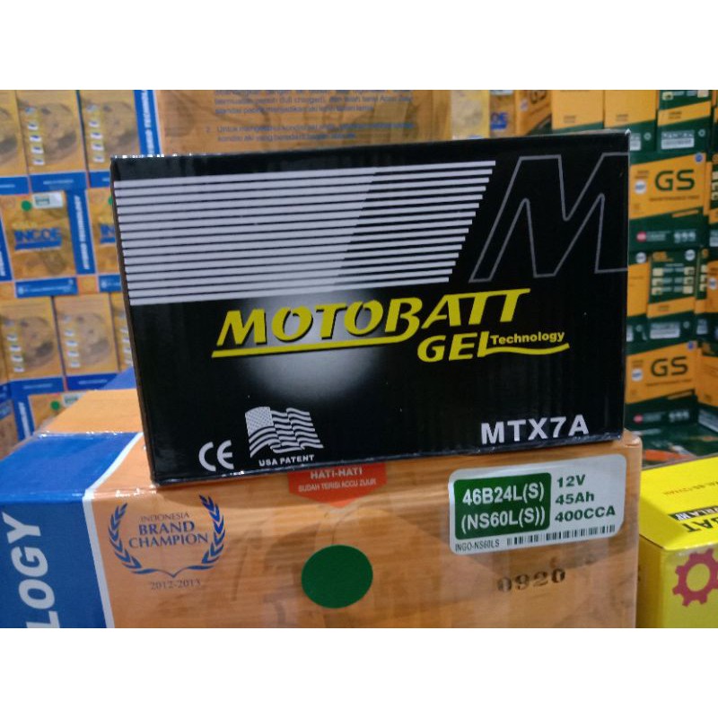Aki motor-accu motor motobatt mtx7a