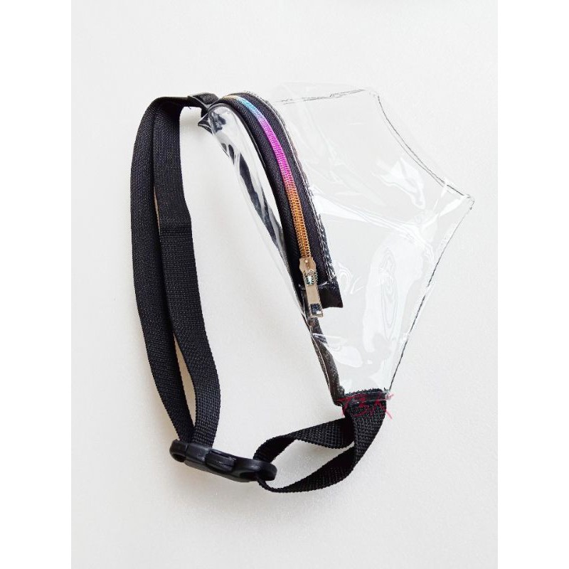 waistbag Tas pinggang Transparant S rainbow